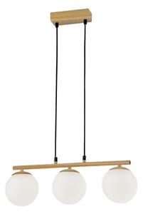 Lustră pe cablu CARRINE 3xE14/40W/230V maro