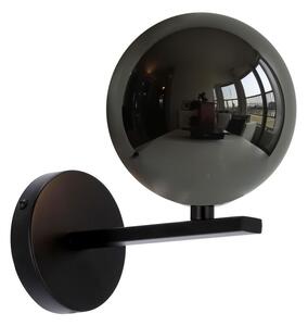Lampă de perete KAMA 1xG9/28W/230V negru/negru fumuriu