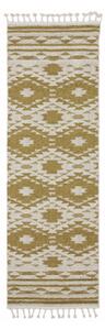 Covor Asiatic Carpets Taza, 80 x 240 cm, galben