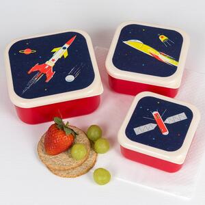 Set 3 cutii pentru gustări Rex London Space Age
