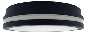 Plafonieră LED cu senzor pentru baie ELLÉ LED/24W/230V d. 26 cm IP54 antracit