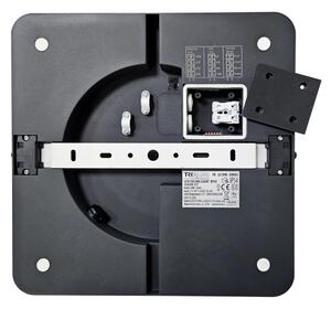 Plafonieră LED cu senzor pentru baie ELLÉ LED/24W/230V 26x26 cm IP54 antracit