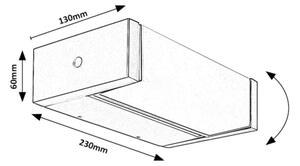 Aplică LED de exterior Rabalux 77185 CUBBINGTON LED/18W/230V IP54