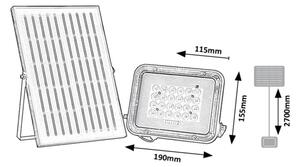 Rabalux 77141 - Proiector solar LED MELK 6,5W, 3,2V, 1000mAh, IP65