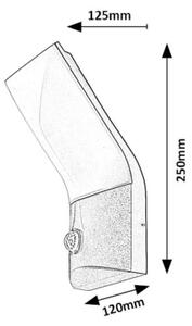 Rabalux 77172-LED Aplica exterior cu senzor TOLNA LED 10W 230V IP54