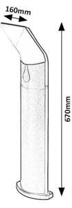 Lampă LED de exterior Rabalux 77173 TOLNA LED/10W/230V IP54