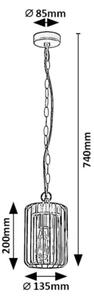 Lustră de exterior Rabalux 77107 TARPA 1xE27/40W/230V IP44