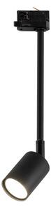 Lustră pe tijă pentru sistem de șină trifazică TOP 1xGU10/8W/230V negru