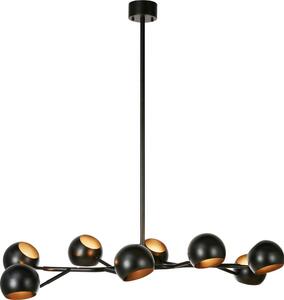Lustră pe tijă Markslöjd 108852 EDGAR 8xE14/40W/230V negru
