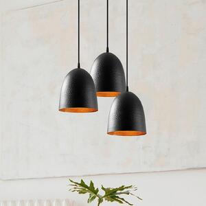 Opviq Lampă suspendată Tattoo 6168, negru, metal, rotundă, cu 3 becuri, reglabil, Negru, Camera de zi / sufragerie, Metal