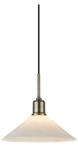 Lustră pe cablu Markslöjd 108867 VELA 1xE27/40W/230V alamă/alb