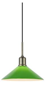 Lustră pe cablu Markslöjd 108868 VELA 1xE27/40W/230V alamă/verde