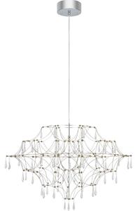 Lustră LED de cristal dimabilă pe cablu Markslöjd 108870 EFESOS LED/25W/230V d. 80 cm