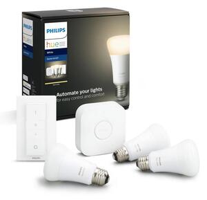 Set de bază Philips Hue STARTER KIT 3xE27/9W + dispozitiv de interconectare 2700K