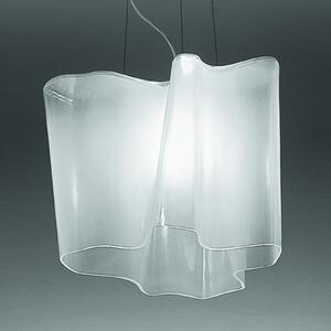 Artemide Logico suspendată, 1 sursă, 40 cm gri, reglabil, Gri, Camera de zi / sufragerie, Sticlă, Design