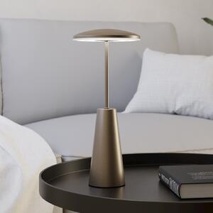 EGLO Lampă cu LED și baterie Piccola, culoare bronz, înălțime 28 cm, IP54, reglabil, Bronz / Alamă Veche, Camera de zi / sufragerie, Metal, Modern