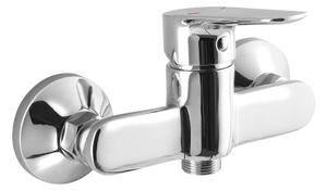 Aqualine Aqualine, Baterie de perete pentru chiuvetă LOTTA, pas 150 mm, fără mâner, crom, LT641