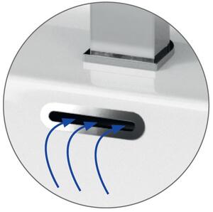 Chiuveta cabinet Cersanit Crea BOX 60cm, alb, K114-006