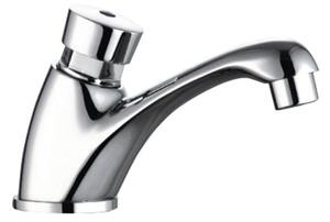 Aqualine Aqualine, supapă pe piedestal cu auto-închidere pentru chiuvetă, crom, ZY12053