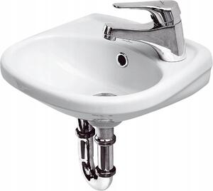 Cersanit Eko, chiuveta ceramica montata pe perete, 35 cm, K07-002-P