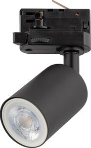Spot pentru sistem de șină trifazic TOP 1xGU10/10W/230V negru