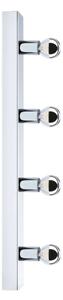 Corp de iluminat pentru oglindă de baie Paulmann 80098 4xE14/40W IP44 REGULA 230V crom