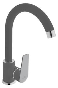 Invena Dokos, baterie chiuveta, crom grafit, INV-BZ-19-005-V
