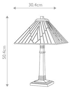 Elstead TF-ALDERLEY-TL-L - Lampă de masă Tiffany ALDERLEY 1xE27/60W/230V
