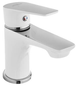 Invena Dokos, baterie chiuveta, alb-crom, INV-BU-19-002-V