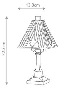 Elstead TF-ALDERLEY-TL-S - Lampă de masă Tiffany ALDERLEY 1xE14/40W/230V 32,3 cm