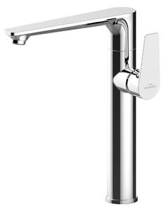 Invena Dokos, baterie pentru chiuveta inalta, crom, INV-BU-19-WB1-V