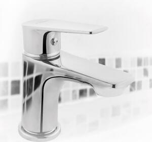 Invena Dokos, baterie chiuveta, crom, INV-BU-19-001-V