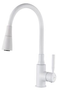 Invena Hula, baterie chiuveta inalta 2 functii, alb, INV-BZ-85-P02-L