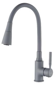 Invena Hula, baterie chiuveta inalta 2 functii, gri, INV-BZ-85-P05-L