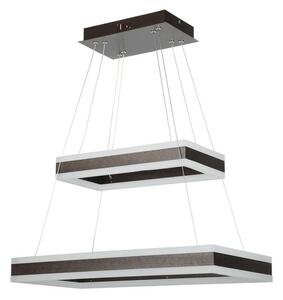 Lustră LED dimabilă pe cablu LED/113W/230V 3000K maro