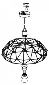 Eglo 49488 - Lustra CARLTON 2 1xE27/60W/230V
