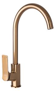 Invena Neri, baterie chiuveta inalta h-385, cupru mat, INV-BZ-P1-014-L