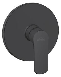 Invena Siros, baterie ascunsă 1 ieșire, negru mat, BP-90-4O1-A