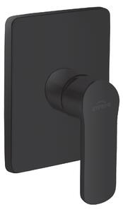 Invena Siros, baterie ascunsă 1 ieșire, negru mat, BP-90-4K1-A