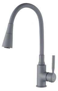 Invena Pogo, baterie chiuveta inalta 2 functii, gri, INV-BZ-80-P05-L