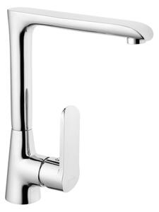 Invena Siros, baterie pentru chiuveta de sine statator, crom, BZ-90-L01-A