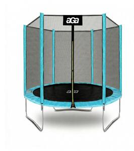 Aga SPORT TOP Trambulină 180 cm Albastru deschis + plasă de protecție