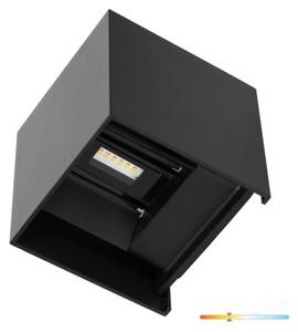 Aplică LED de exterior QUERK 2xLED/3W/230V 3000K IP54 negru
