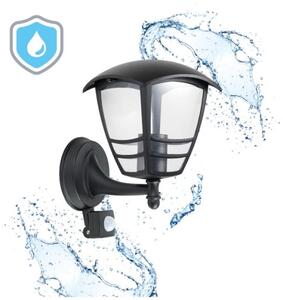 Aplică de exterior cu senzor TEVIO 1xE27/60W/230V IP54 negru