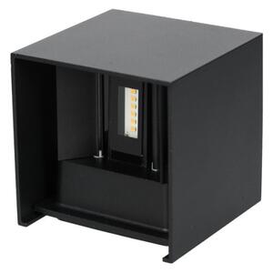 Aplică LED de exterior QUERK 2xLED/3W/230V 3000K IP54 negru