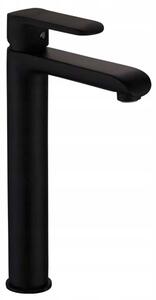 Invena Siros, baterie chiuveta inalta h-258, negru mat, INV-BU-90-W04-A