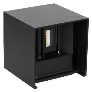 Aplică LED de exterior QUERK 2xLED/3W/230V 3000K IP54 negru