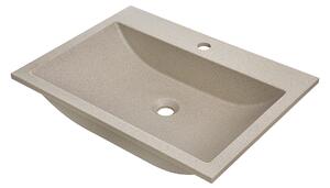 Laveo Albano, chiuveta granit 600x440x122 mm, bej, LAV-VGA1410T