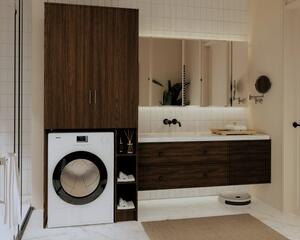Dulap MS 2U Polite, 85x60X199 cm, Wenge