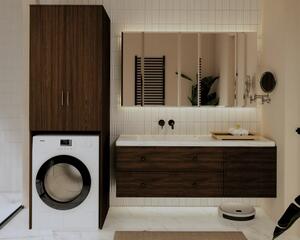 Dulap MS 2U Polite, 65x60x199 cm, Wenge